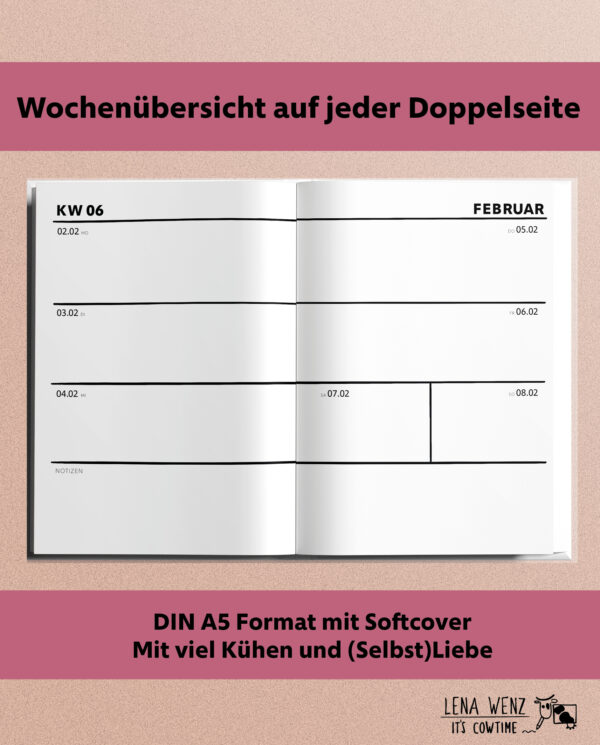 it's cowtime Kalender 2026 Freundschaftspaket mit Widmung – Bild 4