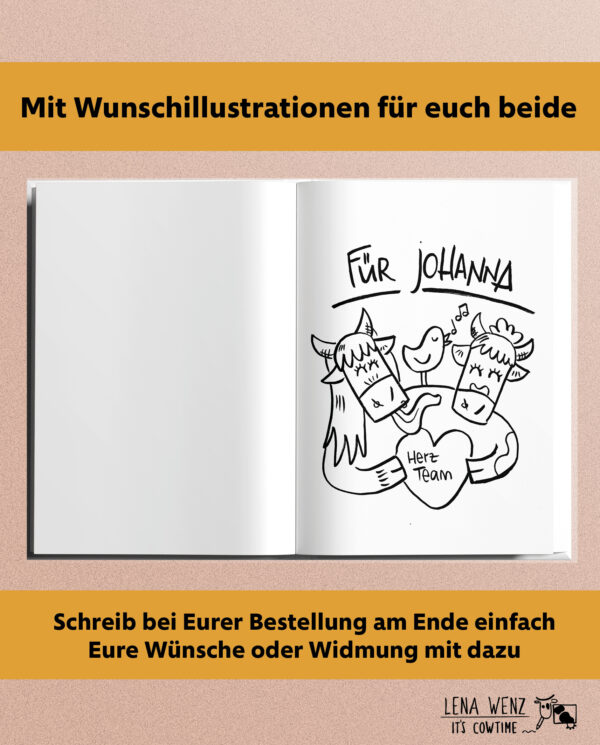 it's cowtime Kalender 2026 Freundschaftspaket mit Widmung – Bild 3