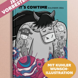 it's cowtime Kalender 2026 mit persönlicher Widmung