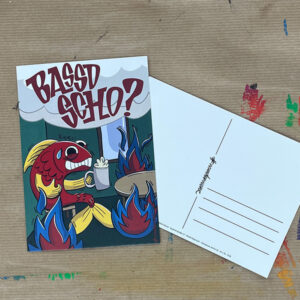 Postkarte "bassd scho"