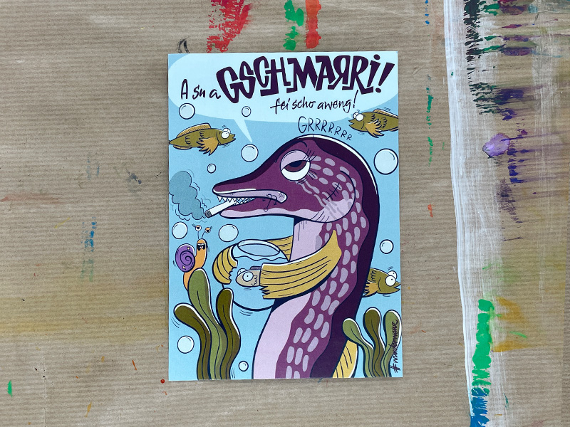 Postkarte "Gschmarri"