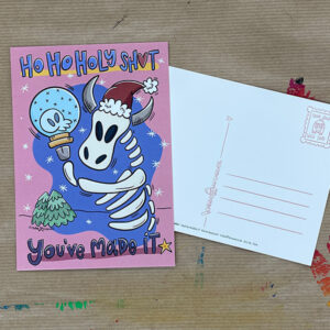 Postkarte "Hohoholy sh*t"